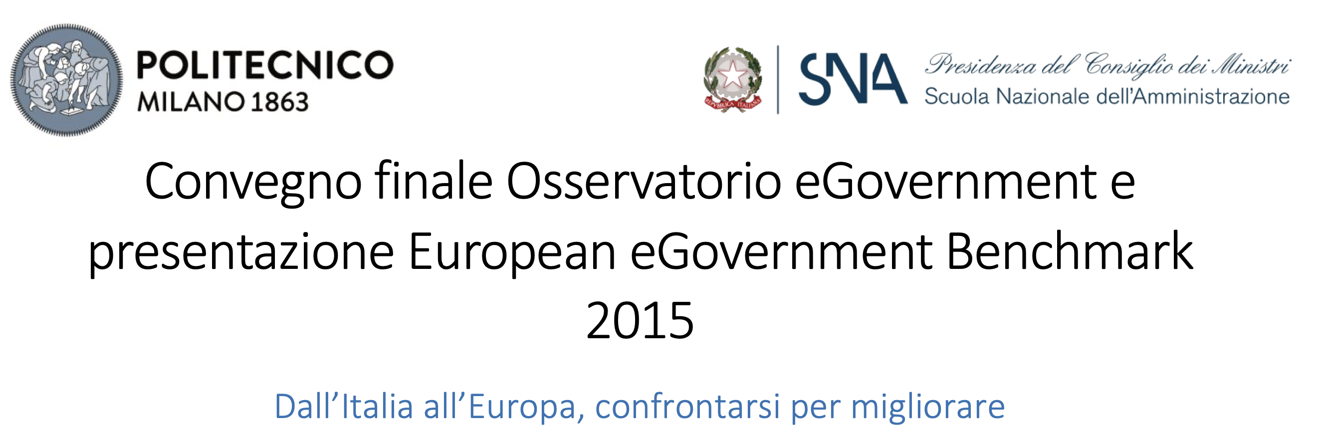 Dall&rsquo;Italia all&rsquo;Europa, confrontarsi per migliorare